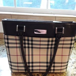 Burberry plaid purse